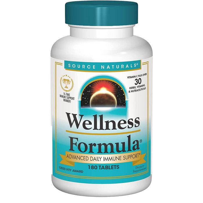 Source Naturals Wellness Formula, Advanced Immune Support 180 Tablets