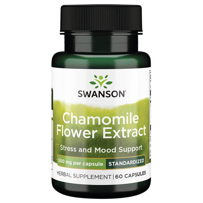 Swanson Chamomile Extract 500 mg 60 Capsules - Chamomile at MySupplementShop by Swanson