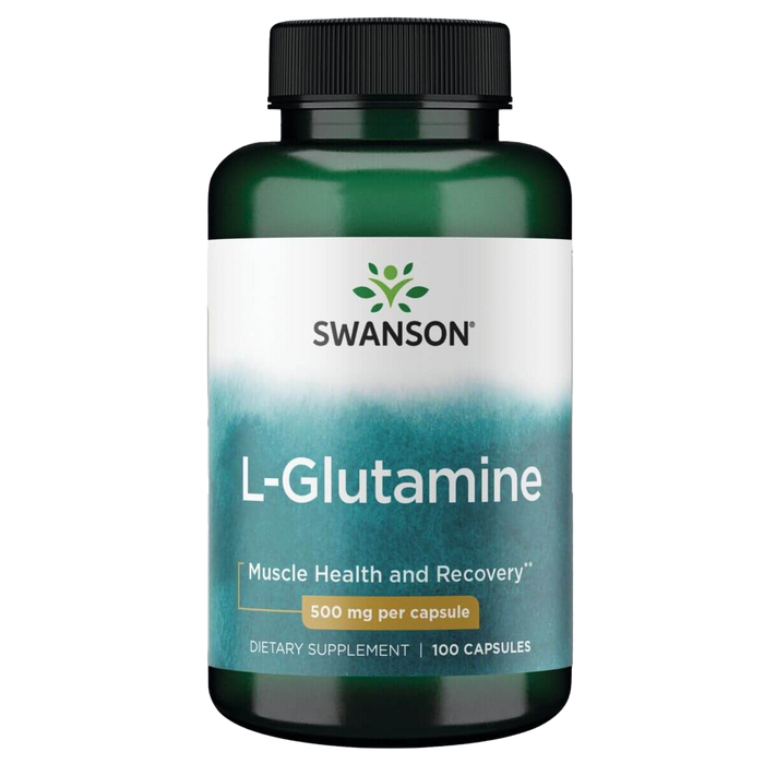 Swanson L-Glutamine 500mg 100 Capsules