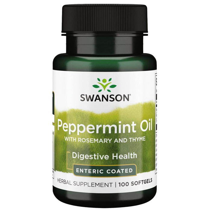 Swanson Peppermint Oil with Rosemary and Thyme 100 Softgels