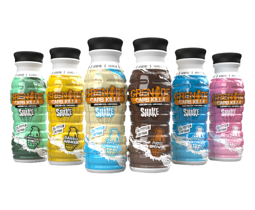 Grenade Carb Killa Shake 6 x 500ml - Sports Nutrition at MySupplementShop by Grenade