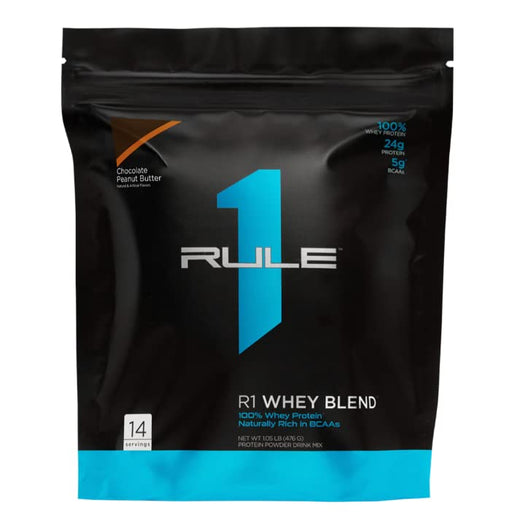 Rule One R1 Whey Blend, Chocolate Peanut Butter - 476 grams | High-Quality Protein | MySupplementShop.co.uk