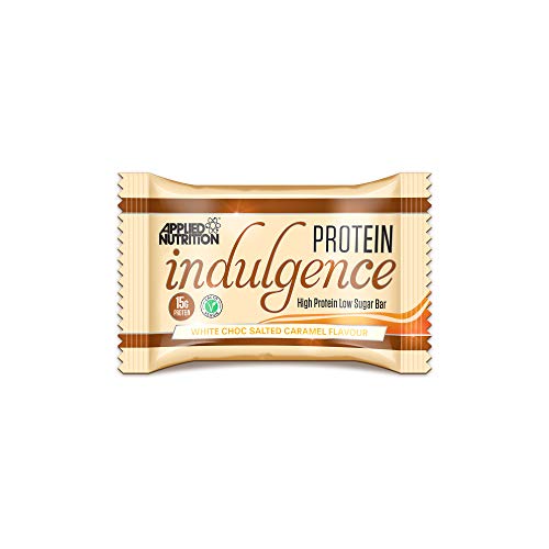 Applied Nutrition Protein Indulgence Bar 50g White Chocolate Salted Caramel | High-Quality Nutrition Bars | MySupplementShop.co.uk