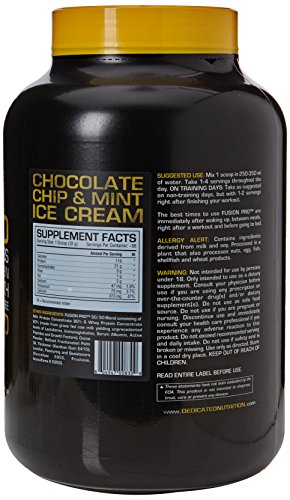 Dedicated Nutrition Fusion Pro 1.8kg Chocolate Chip & Mint Ice Cream | High-Quality Sports Nutrition | MySupplementShop.co.uk