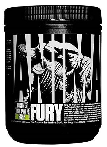 Animal Fury 330g Green Apple | High-Quality Pre & Post Workout | MySupplementShop.co.uk