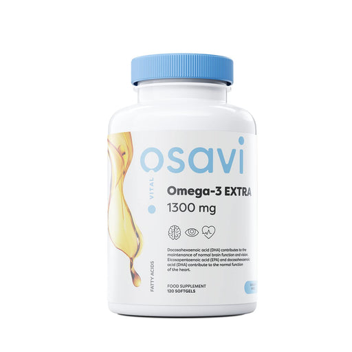 Osavi Omega-3 Extra, 1300mg (Lemon) - 120 softgels (EAN 5904139920367) | High-Quality Omega-3 | MySupplementShop.co.uk