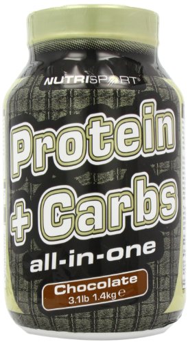 NutriSport Protein + Carbs 1.4Kg Chocolate | High-Quality Sports Nutrition | MySupplementShop.co.uk