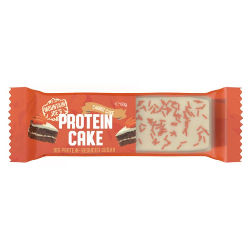 Mountain Joe's Protein Cake 10x60g Carrot Cake | High-Quality Whole Cakes | MySupplementShop.co.uk