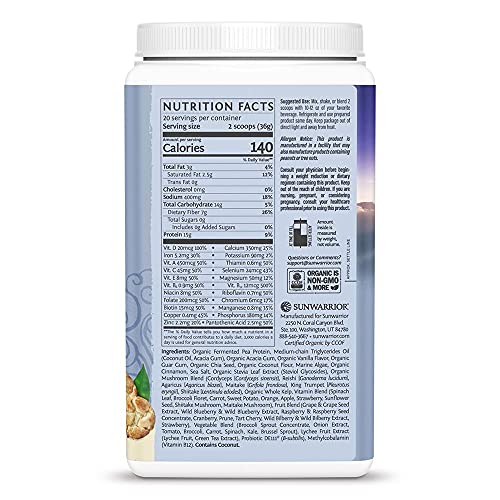 Sunwarrior Lean Meal 720g Chocolate | High-Quality Sports Nutrition | MySupplementShop.co.uk