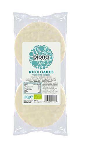 Biona Organic Yoghurt Coated Rice Cakes 100g | High-Quality Health Foods | MySupplementShop.co.uk