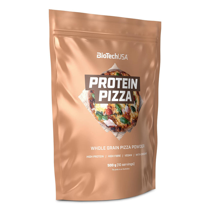 BioTechUSA Pizza Protein Powder, Whole Grain - 500g | High-Quality Protein Blends | MySupplementShop.co.uk