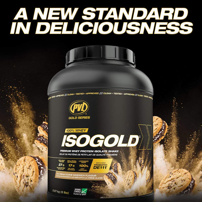 PVL Essentials Gold Series IsoGold, Triple Milk Chocolate - 2270g | High-Quality Protein | MySupplementShop.co.uk