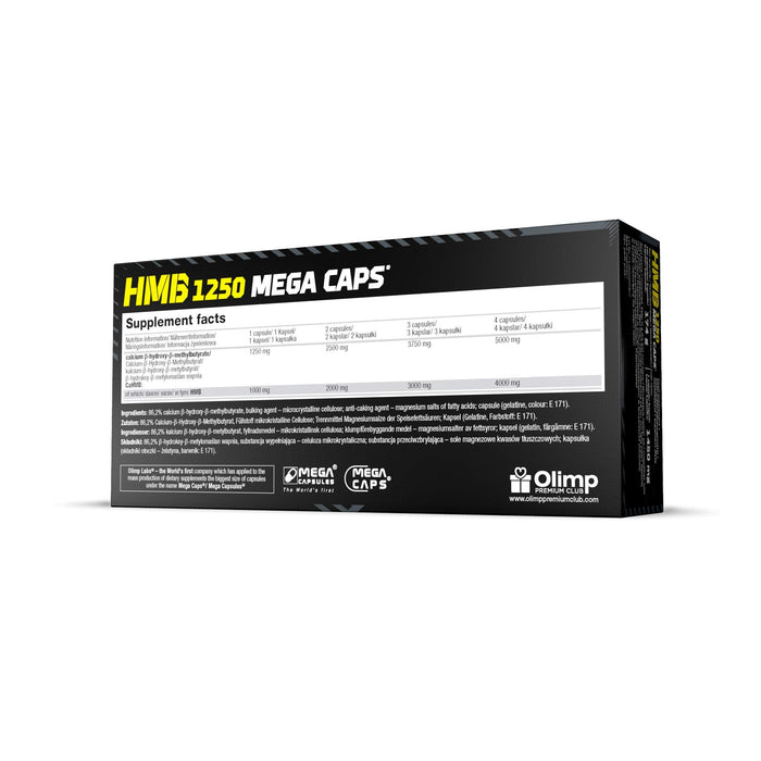 Olimp Nutrition HMB Mega Caps - 120 caps | High-Quality Amino Acids and BCAAs | MySupplementShop.co.uk
