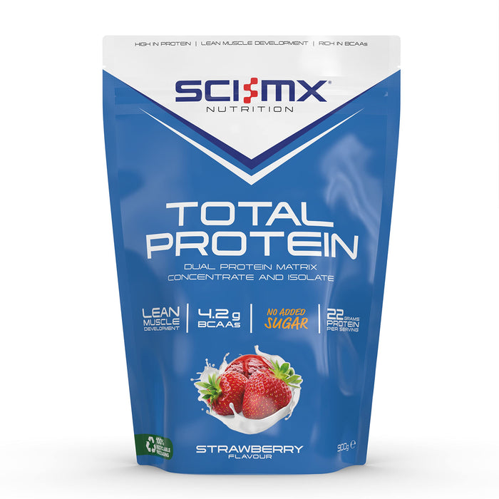 Sci-MX Total Protein 900g Strawberry - Supplements at MySupplementShop by Sci-Mx