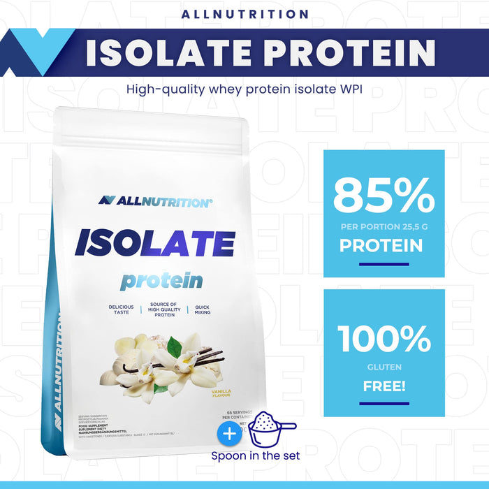 Allnutrition Isolate Protein, Vanilla - 908 grams | High-Quality Protein | MySupplementShop.co.uk