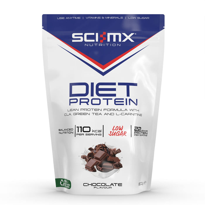 Sci-MX Diet Protein 800g Chocolate - Supplements at MySupplementShop by Sci-Mx