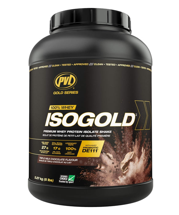 PVL Essentials Gold Series IsoGold, Triple Milk Chocolate - 2270g | High-Quality Protein | MySupplementShop.co.uk