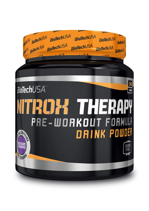 BioTechUSA Nitrox Therapy, Cranberry - 340 grams | High-Quality Pre & Post Workout | MySupplementShop.co.uk