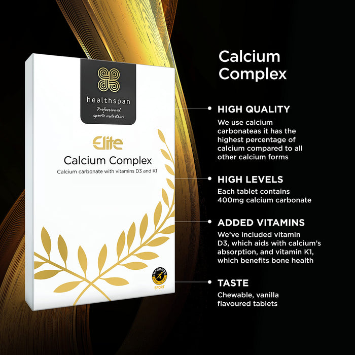 Healthspan Elite Calcium Complex - 120 tabs | High-Quality Calcium | MySupplementShop.co.uk