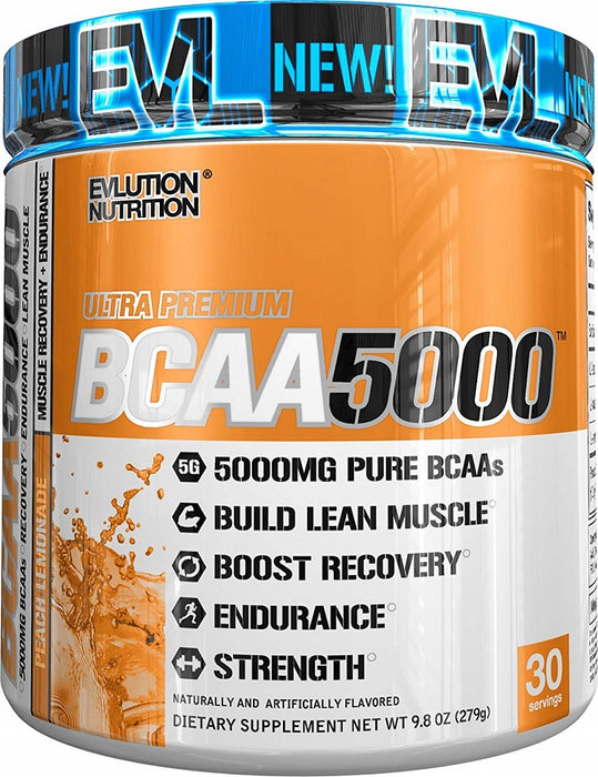 EVLution Nutrition BCAA 5000, Blue Raz - 240 grams - Default Title - Amino Acids and BCAAs at MySupplementShop by EVLution Nutrition