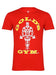Golds Gym T-Shirt Muscle Joe S Red | High-Quality Sports Nutrition | MySupplementShop.co.uk