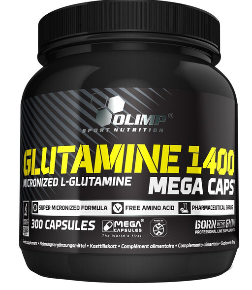 Olimp Nutrition Glutamine Mega Caps - 300 caps | High-Quality L-Glutamine, Glutamine | MySupplementShop.co.uk