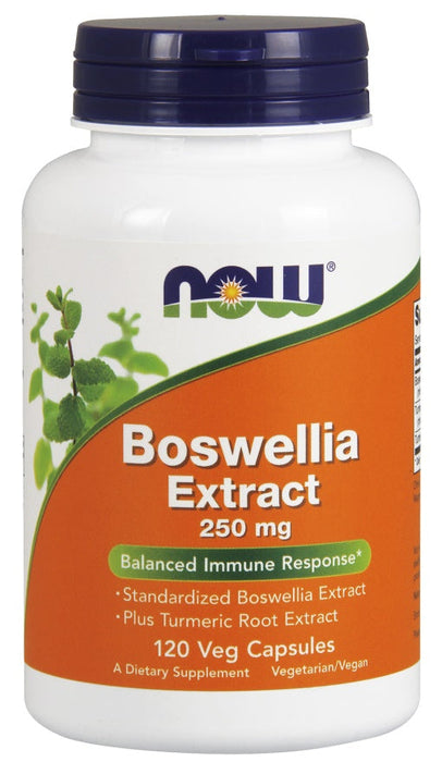 NOW Foods Boswellia Extract Plus Turmeric Root Extract, 250mg - 120 vcaps - Health and Wellbeing at MySupplementShop by NOW Foods