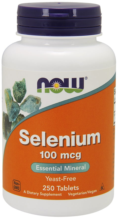 NOW Foods Selenium, 100mcg - 250 tabs | High-Quality Vitamins & Minerals | MySupplementShop.co.uk