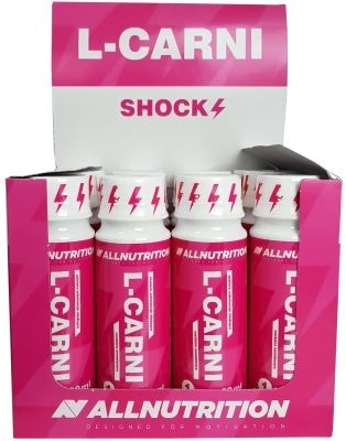 Allnutrition L-Carni Shock - 12 x 80 ml. | High-Quality Slimming and Weight Management | MySupplementShop.co.uk