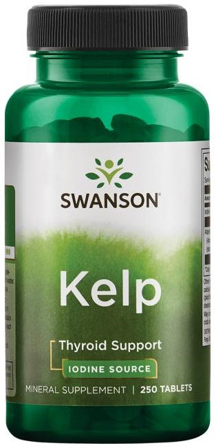 Swanson Kelp Iodine Source - 250 tablets | High-Quality Health and Wellbeing | MySupplementShop.co.uk