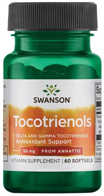 Swanson Tocotrienols, 50mg - 60 softgels | High-Quality Health and Wellbeing | MySupplementShop.co.uk