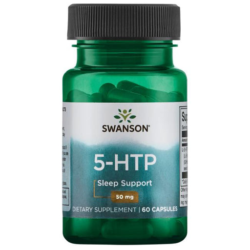 Swanson 5-HTP, 50mg - 60 caps | High-Quality Health and Wellbeing | MySupplementShop.co.uk