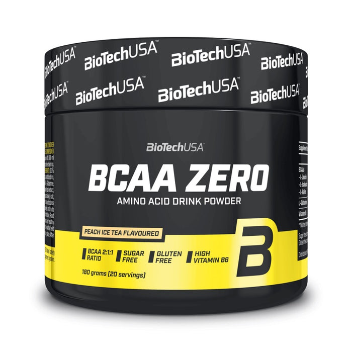 BioTechUSA BCAA Zero, Peach Ice Tea - 180 grams - Default Title - Amino Acids and BCAAs at MySupplementShop by BioTechUSA