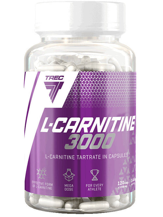 Trec Nutrition L-Carnitine 3000 - 120 caps - Slimming and Weight Management at MySupplementShop by Trec Nutrition