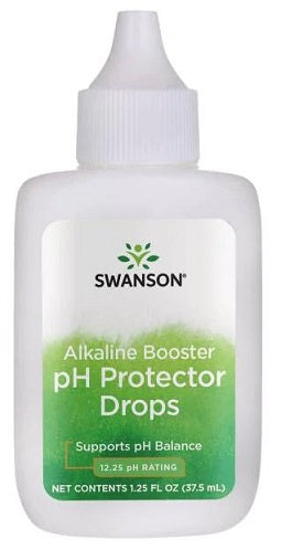 Swanson Alkaline Booster pH Protector Drops - 37 ml. | High-Quality Sports Supplements | MySupplementShop.co.uk