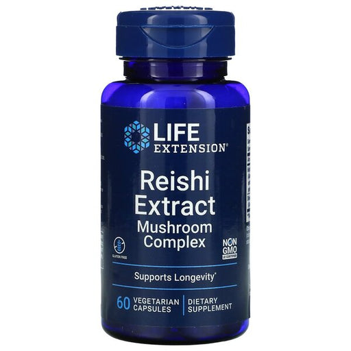 Life Extension Reishi Extract Mushroom Complex - 60 vcaps | High-Quality Health and Wellbeing | MySupplementShop.co.uk