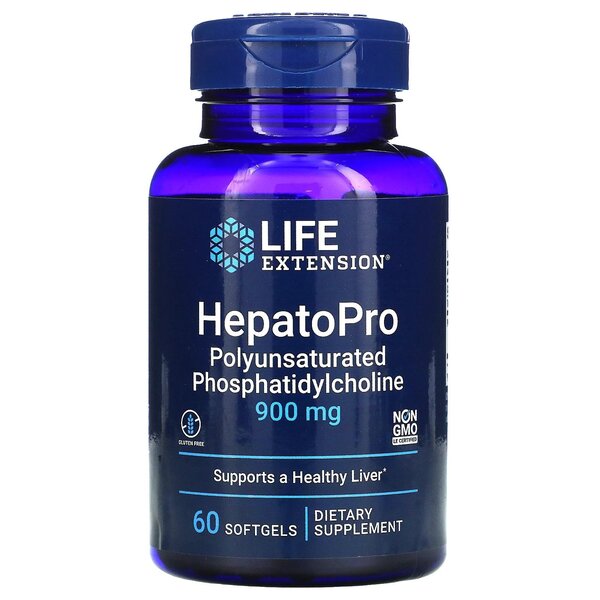Life Extension HepatoPro Polyunsaturated Phosphatidylcholine, 900mg - 60 softgels | High-Quality Liver Support | MySupplementShop.co.uk