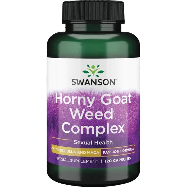 Swanson Horny Goat Weed Complex - 120 caps - Sexual Health at MySupplementShop by Swanson