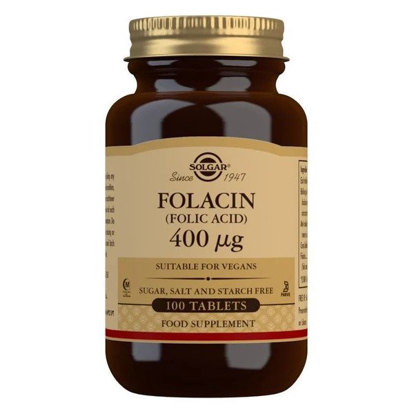 Solgar Folacin, 400mcg - 100 tabs - Sports Supplements at MySupplementShop by Solgar