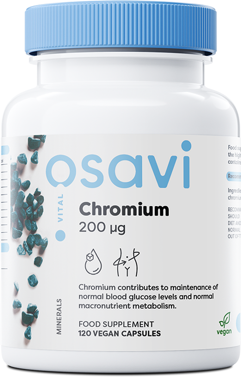 Osavi Chromium, 200mcg - 120 vegan caps | High-Quality Sports Supplements | MySupplementShop.co.uk