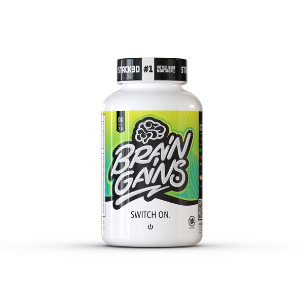 Brain Gains Switch-On 2.0 Original - 120 caps | High-Quality Mood Enhancement | MySupplementShop.co.uk