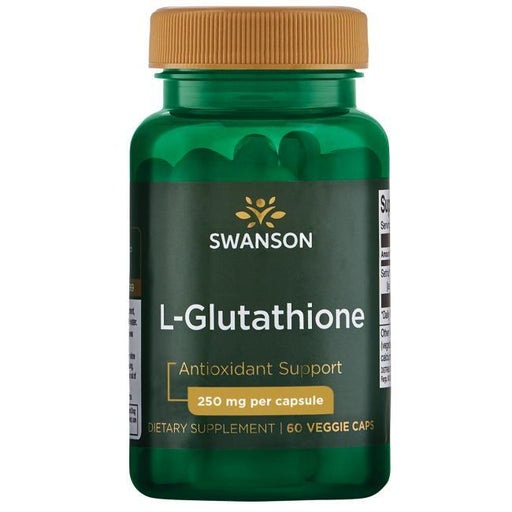 Swanson L-Glutathione, 250mg - 60 vcaps | High-Quality Combination Multivitamins & Minerals | MySupplementShop.co.uk