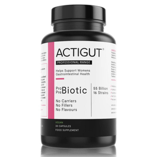 ActiGut ProPreBiotic for Women - 30 vegan caps - Health and Wellbeing at MySupplementShop by ActiHealth