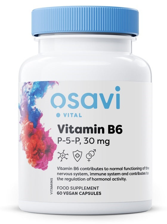 Osavi Vitamin B6 - P-5-P, 30 mg - 60 vegan caps | High-Quality Vitamin B6 | MySupplementShop.co.uk
