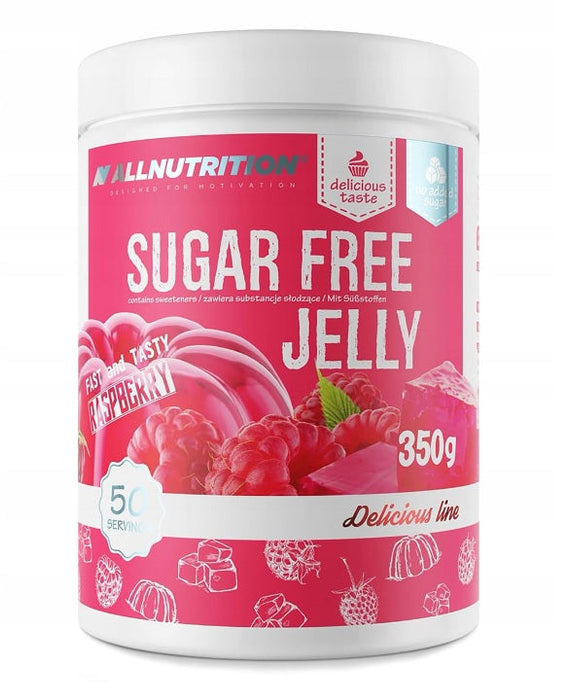 Allnutrition Sugar Free Jelly, Raspberry - 350g - Combination Multivitamins & Minerals at MySupplementShop by Allnutrition