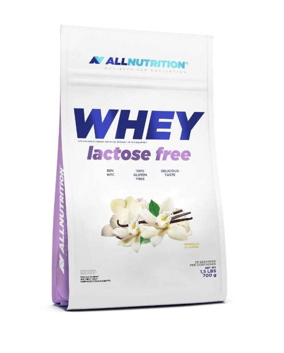 Allnutrition Whey Lactose Free, Vanilla - 700 grams | High-Quality Protein | MySupplementShop.co.uk