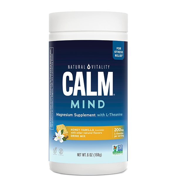 Natural Vitality Calm Mind, Honey Vanilla - 168g - Sports Supplements at MySupplementShop by Natural Vitality